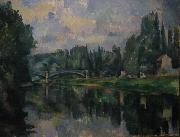 Paul Cezanne Bridge at Cereteil Sweden oil painting artist